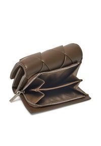 Calvin Klein Portfel damski Ck Woven Small Trifold K60K612953 Khaki. Kolor: brązowy. Materiał: skóra #3