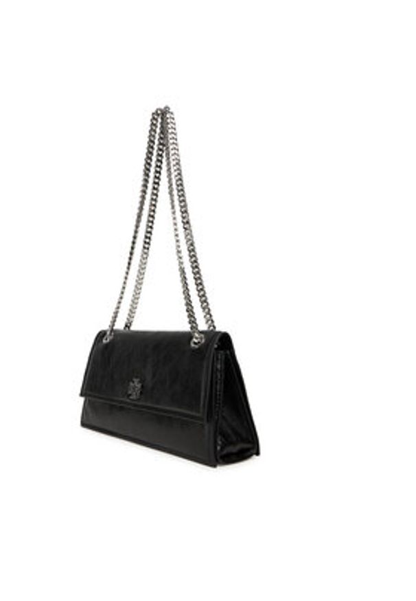 Tory Burch Torebka Kira Turnlock 167058 Czarny. Kolor: czarny. Materiał: skórzane