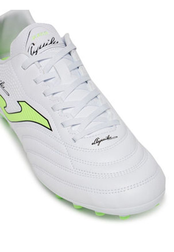 Joma Buty do piłki nożnej Aguila 2502 AGUS2502AG Biały. Kolor: biały. Materiał: skóra