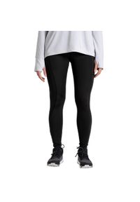 CRAGHOPPERS - Legginsy Damskie Kiwi Pro Plain. Kolor: czarny. Sport: turystyka piesza