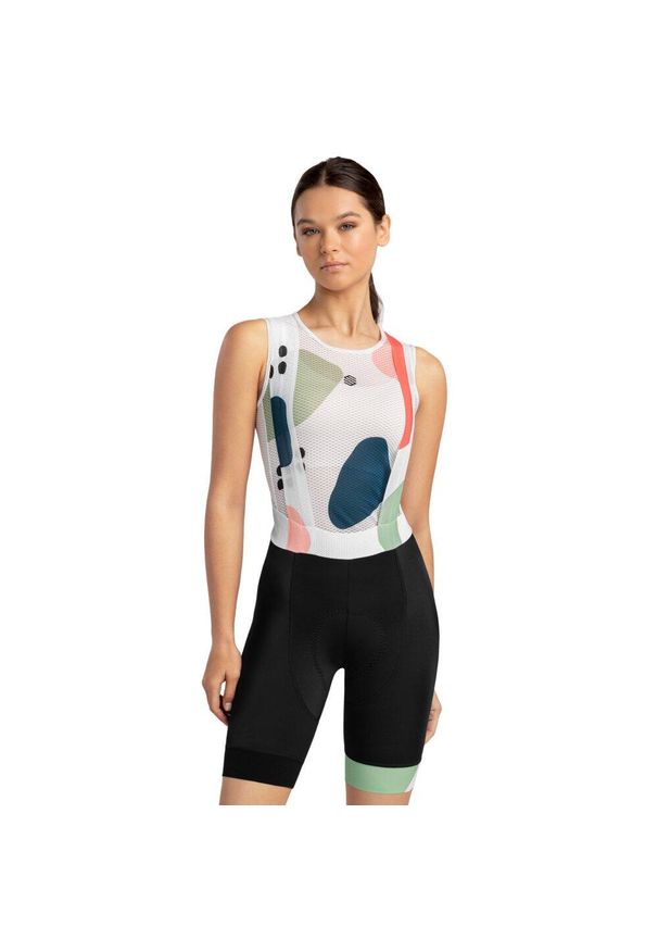 Spodenki kolarskie damskie SIROKO BX Veluwe. Kolor: czarny, wielokolorowy, biały. Materiał: nylon. Sport: kolarstwo