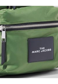 THE MARC JACOBS - Zielony plecak The Zipper Backpack. Kolor: zielony. Wzór: aplikacja #5