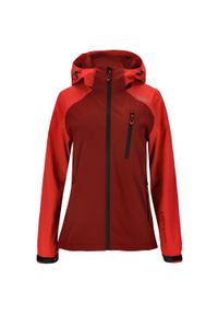 Damska kurtka wodoodporna Weather Report Camelia. Kolor: wielokolorowy, czerwony, pomarańczowy. Sport: turystyka piesza #1