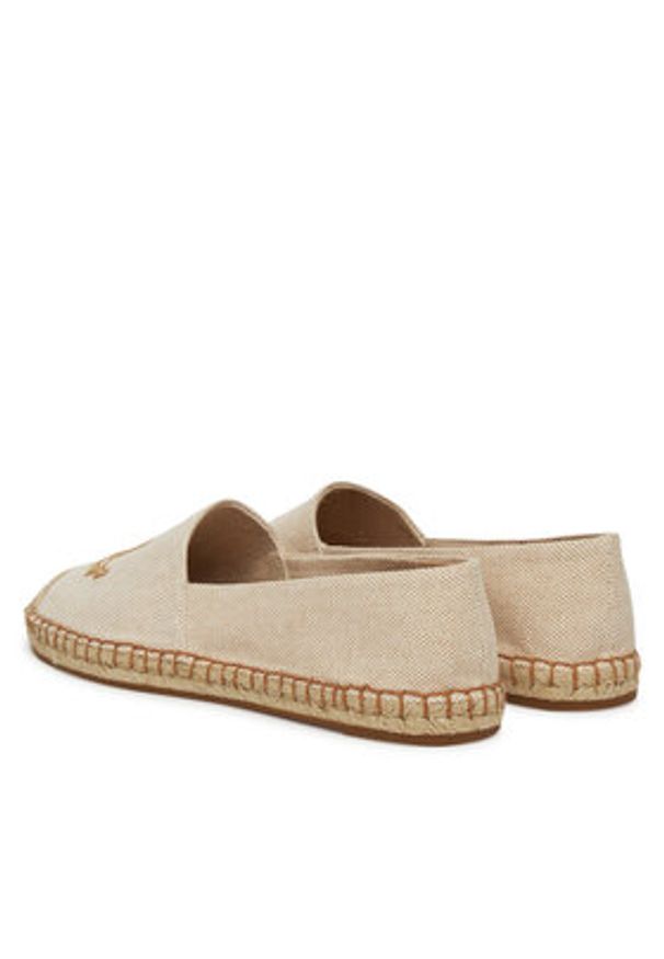 Lauren Ralph Lauren - LAUREN RALPH LAUREN Espadryle Cameryn 802962171004 Beżowy. Kolor: beżowy. Materiał: materiał
