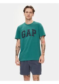 GAP - Gap T-Shirt 856659-06 Zielony Regular Fit. Kolor: zielony. Materiał: bawełna