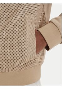 Karl Lagerfeld - KARL LAGERFELD Kurtka skórzana 555011 562411 Beżowy Regular Fit. Typ kołnierza: dekolt w karo. Kolor: beżowy. Materiał: skóra #2