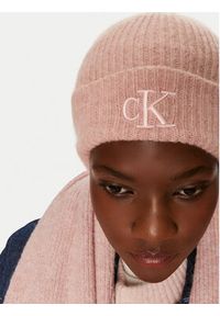 Calvin Klein Czapka Thick Embroidery K60K612321 Różowy. Kolor: różowy. Materiał: akryl #3