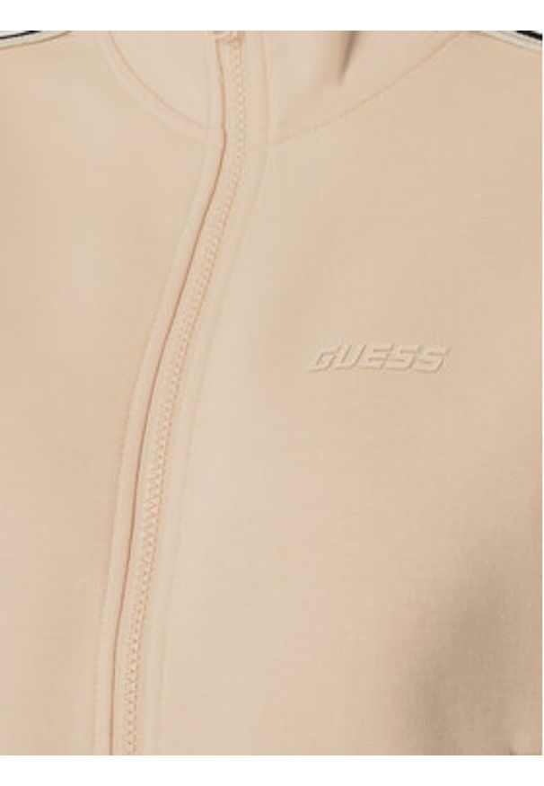 Guess Bluza V2YQ16 KB3P2 Beżowy Regular Fit. Kolor: beżowy. Materiał: bawełna