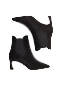 Nine West Botki LATEEF JF2147-1 Czarny. Kolor: czarny. Materiał: materiał #6
