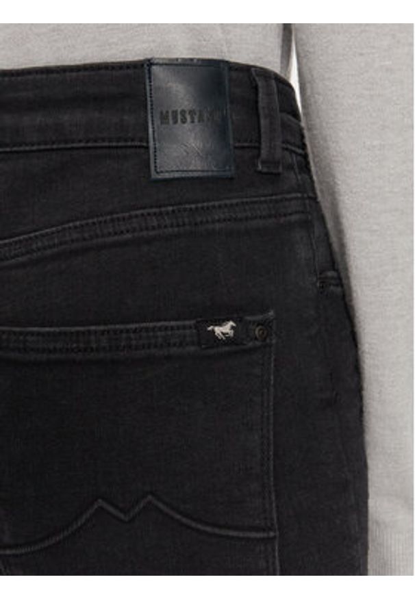 Mustang Jeansy Georgia 1015553 Czarny Super Skinny Fit. Kolor: czarny