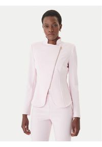 Rinascimento Marynarka CFC0127901003 Różowy Slim Fit. Kolor: różowy. Materiał: syntetyk #1