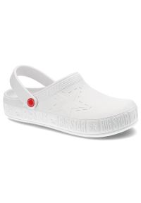 Big-Star - Białe Klapki Big Star Wodoodporne Buty Damskie. Okazja: na co dzień, na plażę. Kolor: biały. Sezon: lato. Styl: casual, sportowy