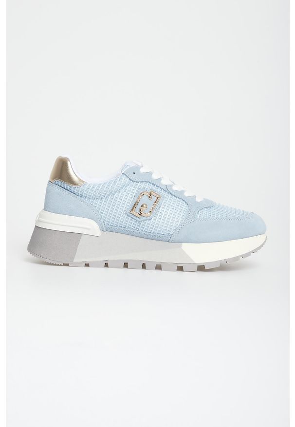 Liu Jo - Sneakersy damskie zamszowe LIU JO. Materiał: zamsz