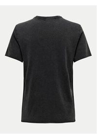 only - ONLY T-Shirt Lucy 15215721 Szary Regular Fit. Kolor: szary. Materiał: bawełna #3