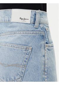 Pepe Jeans Spódnica jeansowa PL901211 Niebieski Regular Fit. Kolor: niebieski. Materiał: bawełna #3