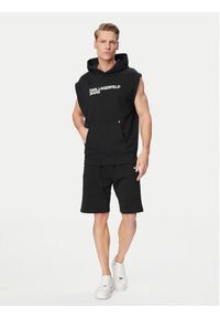 Karl Lagerfeld Jeans Bluza B2M20029 Czarny Regular Fit. Kolor: czarny. Materiał: bawełna #3