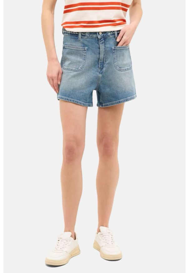 Damskie Szorty Mustang Style Purley Shorts Denim Blue 1016560 5000 332. Materiał: denim