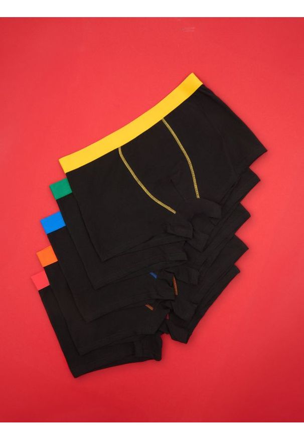 Sinsay - Bokserki Classic 5 pack - wielobarwny. Materiał: bawełna, elastan