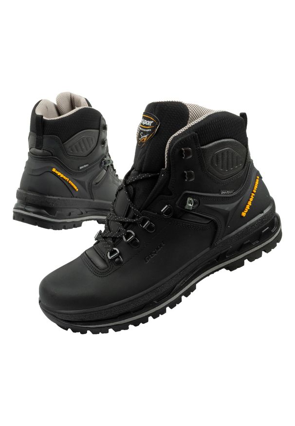 Buty trekkingowe męskie Grisport Nero dakar SPO-TEX. Kolor: czarny. Sport: turystyka piesza