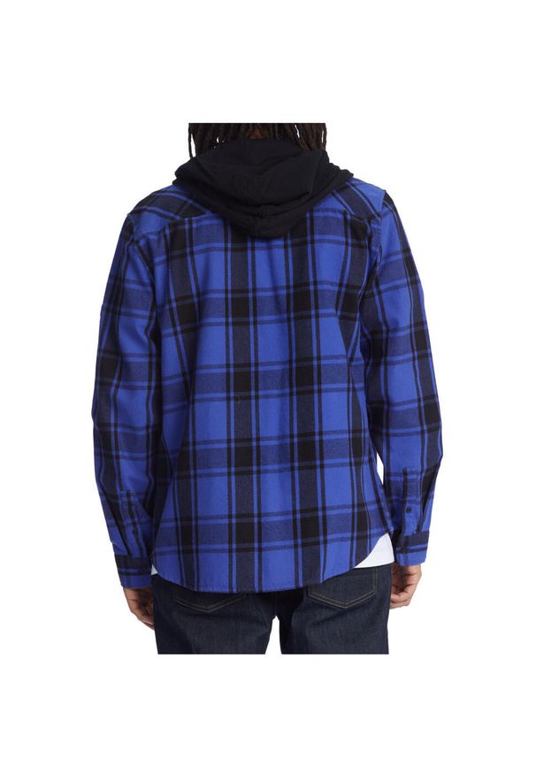 Koszula DC Shoes Ruckus Ed, Mężczyźni. Kolor: fioletowy. Materiał: materiał, bawełna