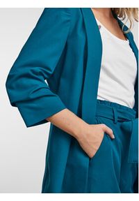 Pieces Marynarka Boss 17090996 Niebieski Regular Fit. Kolor: niebieski. Materiał: syntetyk #4