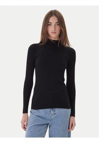 Kontatto Sweter 3M0814C Czarny Regular Fit. Kolor: czarny. Materiał: syntetyk