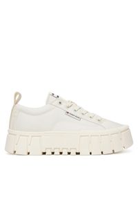 Tommy Jeans Sneakersy Tjw Flatform Chunky Sneaker EN0EN03036 Écru. Materiał: materiał #1
