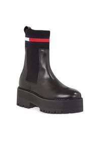 Tommy Jeans Sztyblety Tjw Flatform Chelsea Sock EN0EN02301 Czarny. Kolor: czarny #3