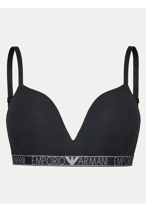 Emporio Armani Underwear Biustonosz bezfiszbinowy 164410 4R223 00020 Czarny. Kolor: czarny. Materiał: bawełna