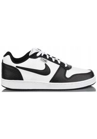 Buty do chodzenia męskie Nike Ebernon Low Prem. Zapięcie: sznurówki. Kolor: biały, wielokolorowy, czarny. Materiał: guma, skóra, tkanina, materiał, syntetyk. Szerokość cholewki: normalna. Sport: turystyka piesza