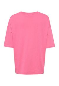 Kaffe T-Shirt Sonna 10507645 Różowy Regular Fit. Kolor: różowy. Materiał: bawełna #6