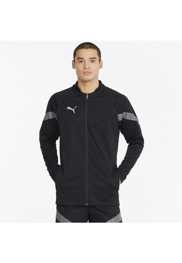 Kurtka Puma Teamfinal Training Jacket, Mężczyźni. Kolor: wielokolorowy, czarny, szary. Materiał: materiał, poliester