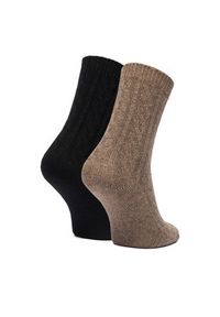 Nine West Skarpety długie CEO_LA_NW_17637_W_AW25 (2-PACK) Czarny. Kolor: czarny. Materiał: poliamid, nylon #2