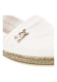 Białe Baleriny Armodo Eleganckie Płaskie Obuwie Damskie. Okazja: na co dzień. Kolor: biały. Materiał: jeans, skóra, len. Wzór: aplikacja. Sezon: lato. Styl: elegancki #5