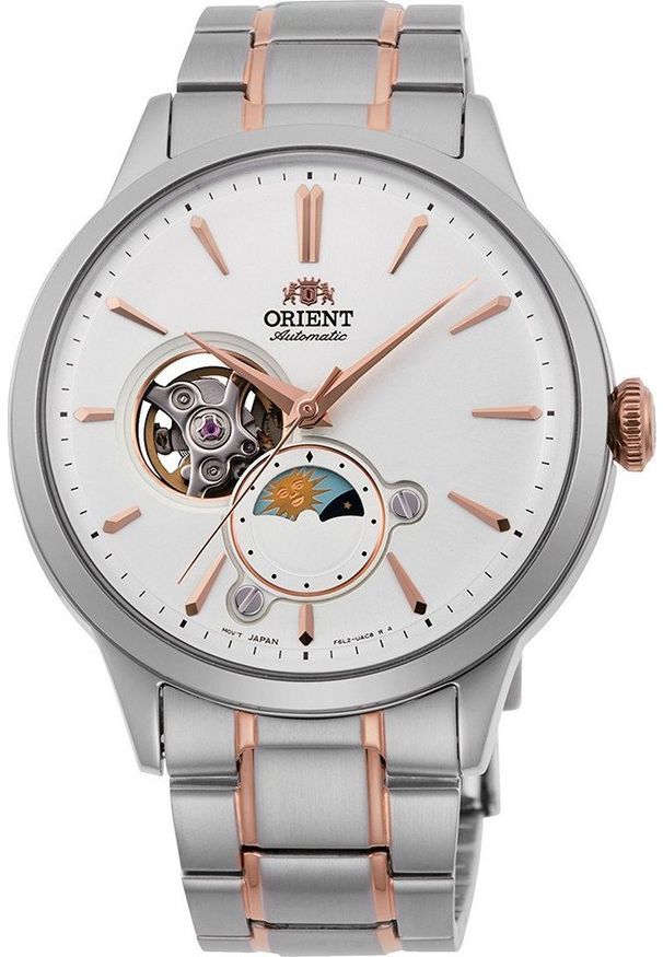 orient - Zegarek Orient Zegarek męski Orient RA-AS0101S10B srebrny. Kolor: srebrny