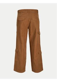 Jack & Jones Spodnie materiałowe Bill 12258307 Brązowy Relaxed Fit. Kolor: brązowy. Materiał: bawełna #7