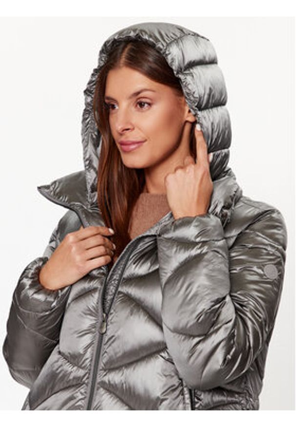 Save The Duck Kurtka zimowa Kimia D31399W GLAM17 Szary Regular Fit. Kolor: szary. Materiał: syntetyk. Sezon: zima