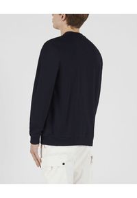 PAUL & SHARK - Granatowa bluza z logo. Kolor: niebieski. Materiał: jeans, bawełna. Długość rękawa: długi rękaw. Długość: długie. Wzór: kolorowy. Styl: klasyczny #2