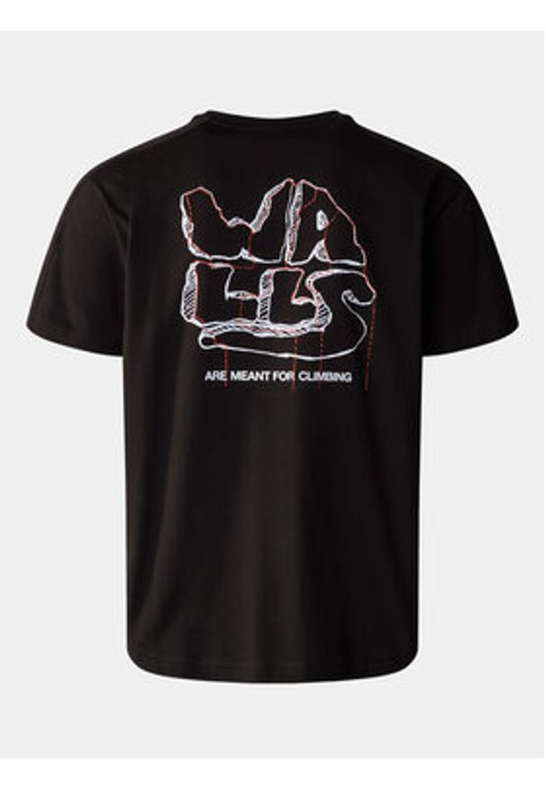 The North Face T-Shirt NF0A880S Czarny Regular Fit. Kolor: czarny. Materiał: bawełna