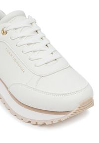 TOMMY HILFIGER - Tommy Hilfiger Sneakersy Low Cut Lace-Up T3A9-33996-1355A Biały. Kolor: biały. Materiał: skóra #5