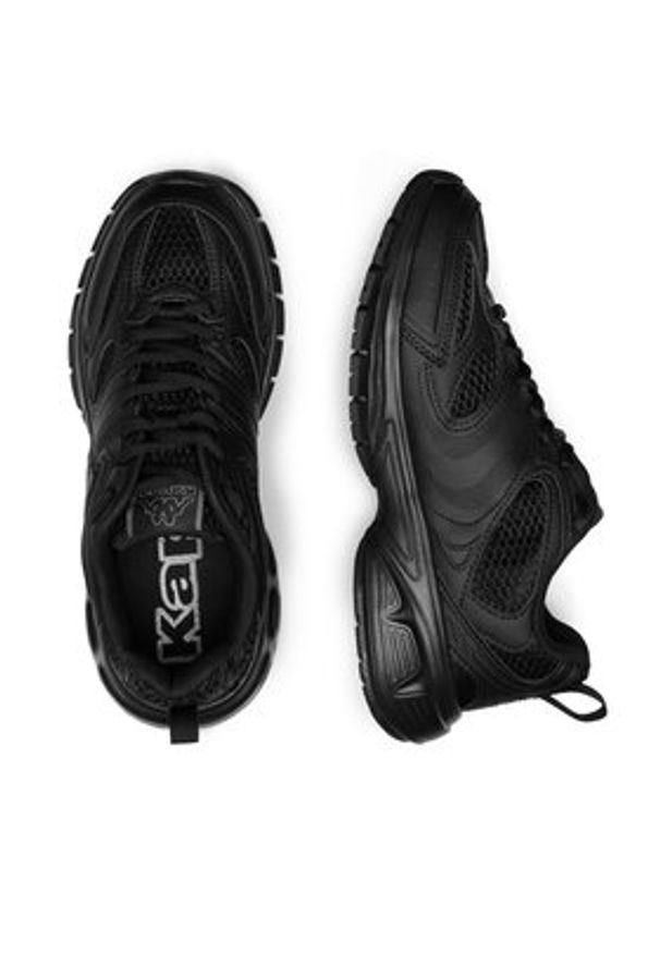 Kappa Sneakersy AW24-3C013 Czarny. Kolor: czarny. Materiał: skóra