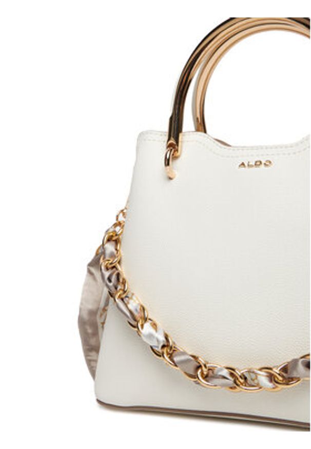 Aldo Torebka Arrayan 14143680 Biały. Kolor: biały. Materiał: skórzane