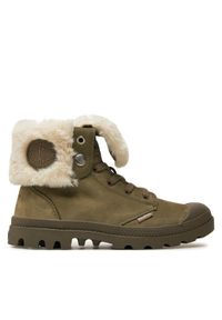 Palladium Trapery Baggy Nbk Wl 97962-377-M Khaki. Kolor: brązowy. Materiał: skóra, nubuk