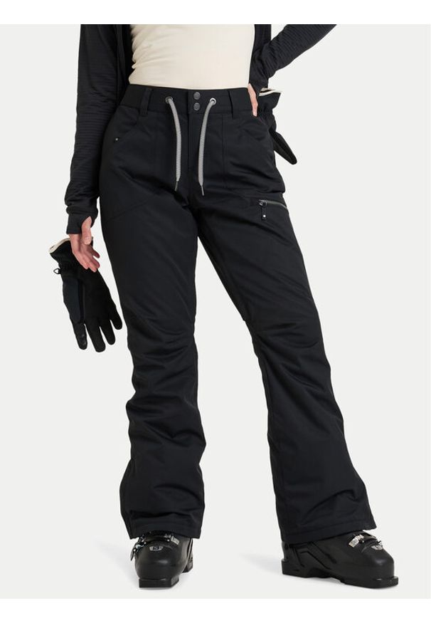 Roxy Spodnie snowboardowe Nadia ERJTP03271 Czarny Tailored Fit. Kolor: czarny. Materiał: syntetyk. Sport: snowboard