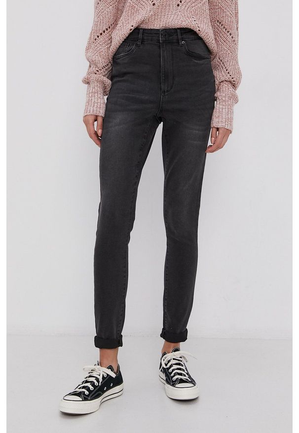 Vero Moda - Jeansy Sophia. Stan: podwyższony. Kolor: szary