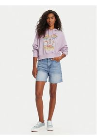 Billabong Bluza All Time EBJFT00146 Fioletowy Boxy Fit. Kolor: fioletowy. Materiał: bawełna