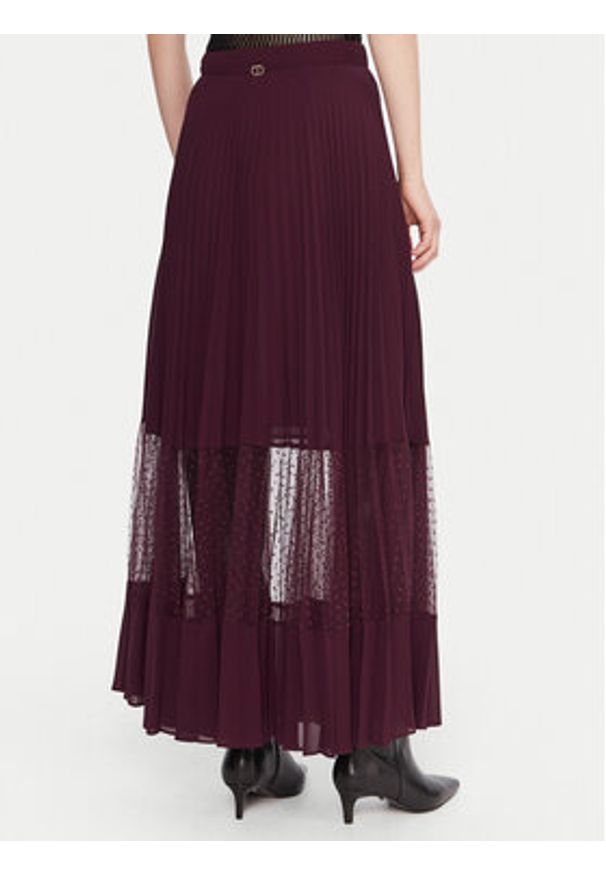 TwinSet - TWINSET Spódnica maxi 252TP2642 Fioletowy Regular Fit. Kolor: fioletowy. Materiał: syntetyk