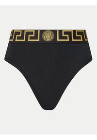 VERSACE - Versace Figi klasyczne z wysokim stanem AUD01050 1A10011 Czarny. Stan: podwyższony. Kolor: czarny. Materiał: bawełna #4