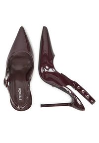 DeeZee Sandały AL96229-1 Bordowy. Kolor: czerwony. Materiał: skóra #6