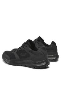 skechers - Skechers Sneakersy Flex Advantage 4.0 232225/BBK Czarny. Kolor: czarny. Materiał: materiał